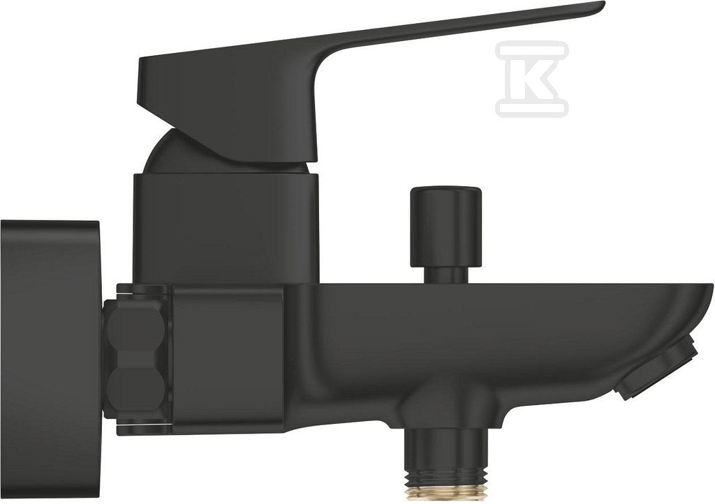 Bateria wannowa CUBEO Jednouchwytowa matte black