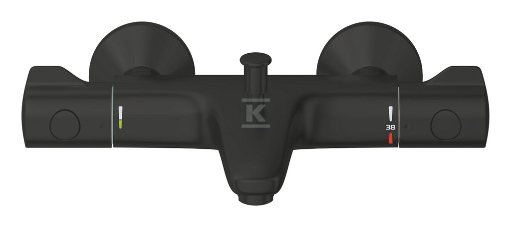 Tempesta 210 Deszczownica z ramieniem 286 mm, 1 strumień (Rain), matte black, oszczędność wody Water Saving, ogranicznik przepływu 9,5 l/min