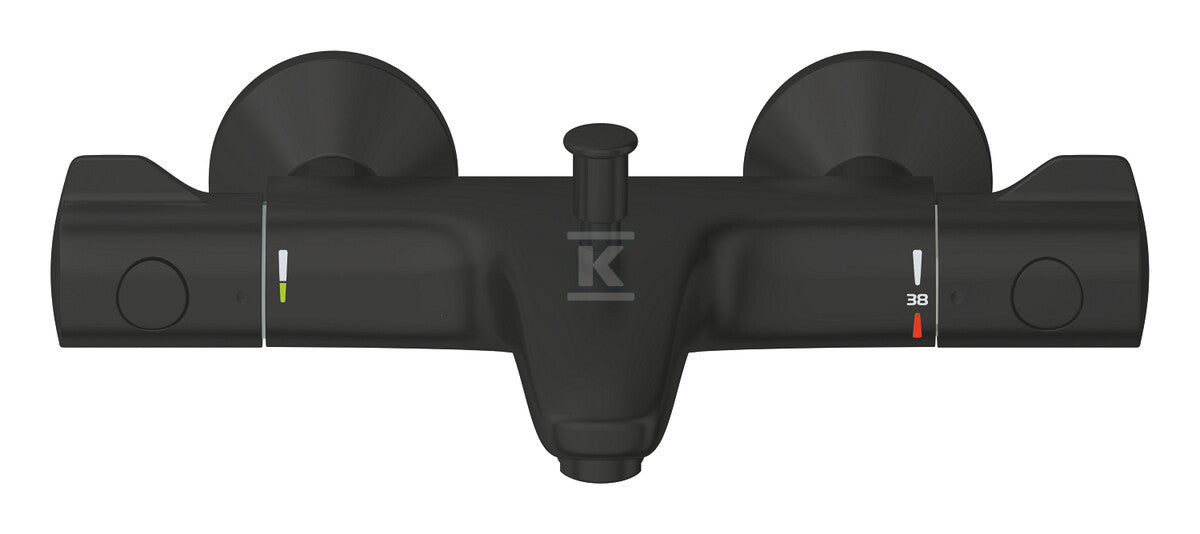Tempesta 210 Deszczownica z ramieniem 286 mm, 1 strumień (Rain), matte black, oszczędność wody Water Saving, ogranicznik przepływu 9,5 l/min