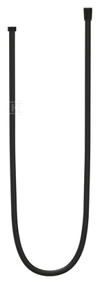 Silverflex - wąż prysznicowy 1750 mm, odporny na rozciąganie i skręcanie, czarny mat
