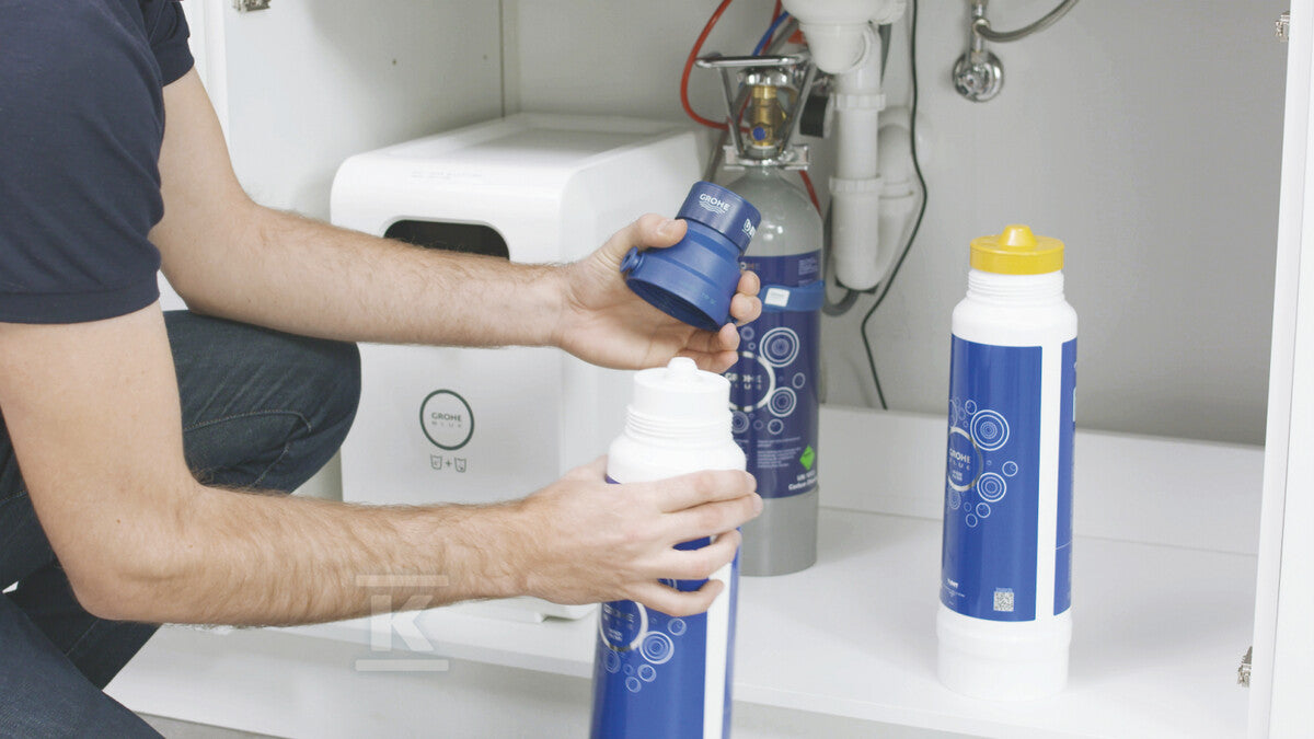 Filtr Grohe Blue w rozmiarze L, filtracja 5-fazowa, 2500 l