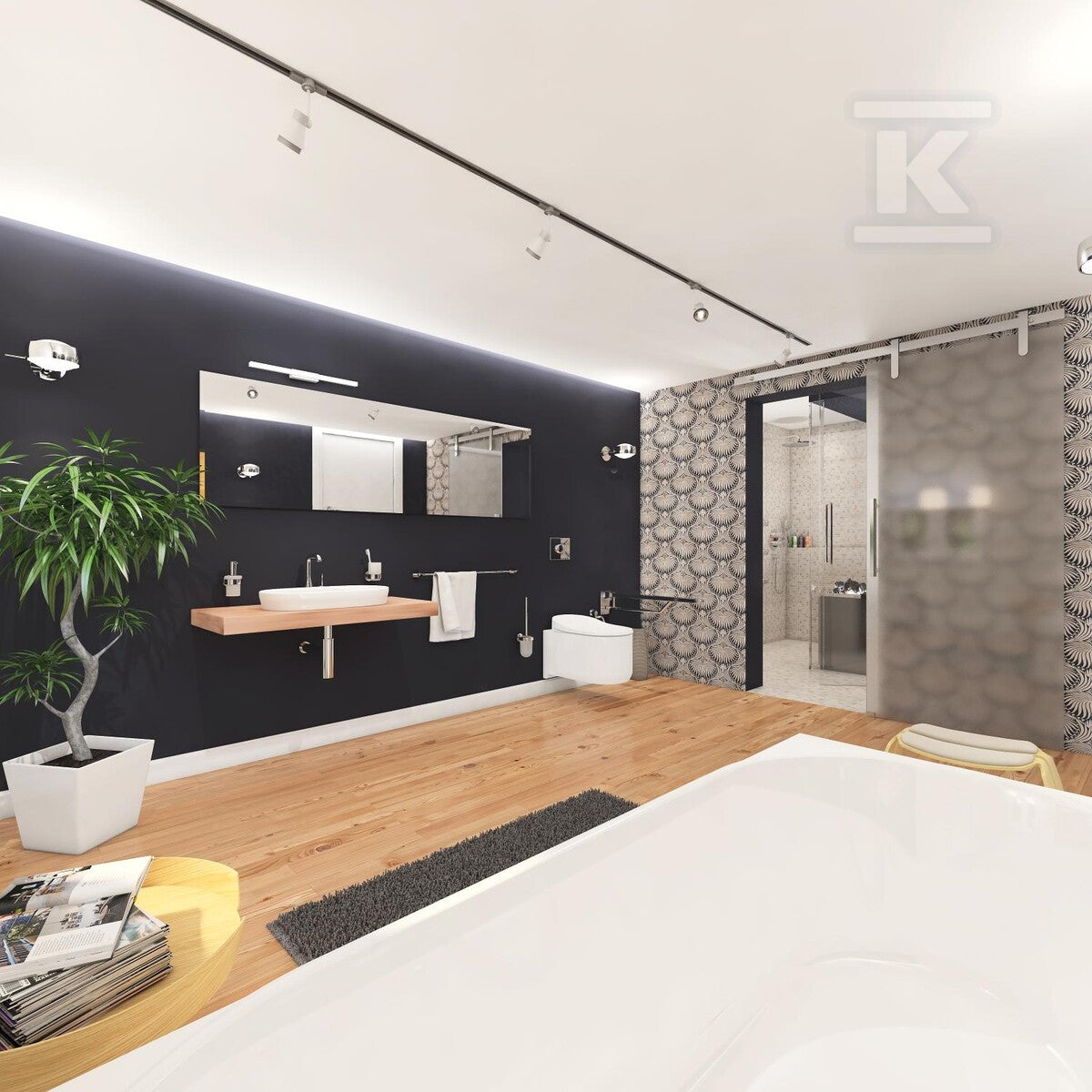Rainshower Cosmopolitan 310 Prysznic górny, jednostrumieniowy, chrom, ogranicznik przepływu 9,5 l/min.