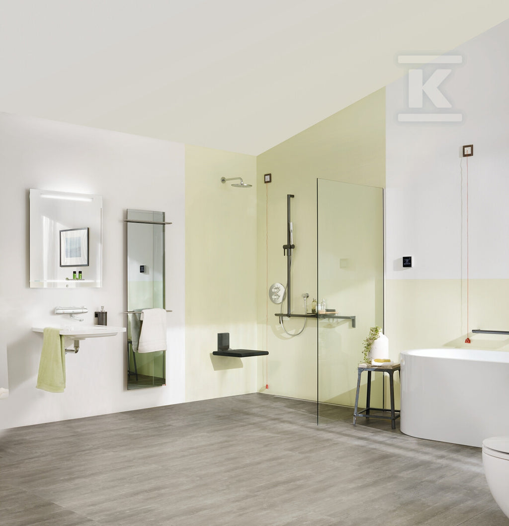 Deszczownica Rainshower Cosmopolitan 210 z ramieniem 286 mm, 1 strumień, chrom, ogranicznik przepływu 9,5 l/min., metalowa