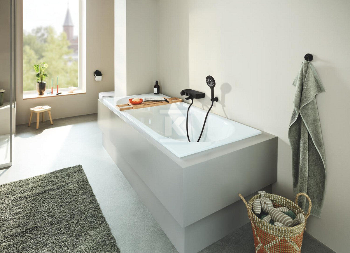 Rainshower SmartActive 130 - prysznic ręczny, 3 strumienie, ogranicznik 9,5 l/min., czarny mat