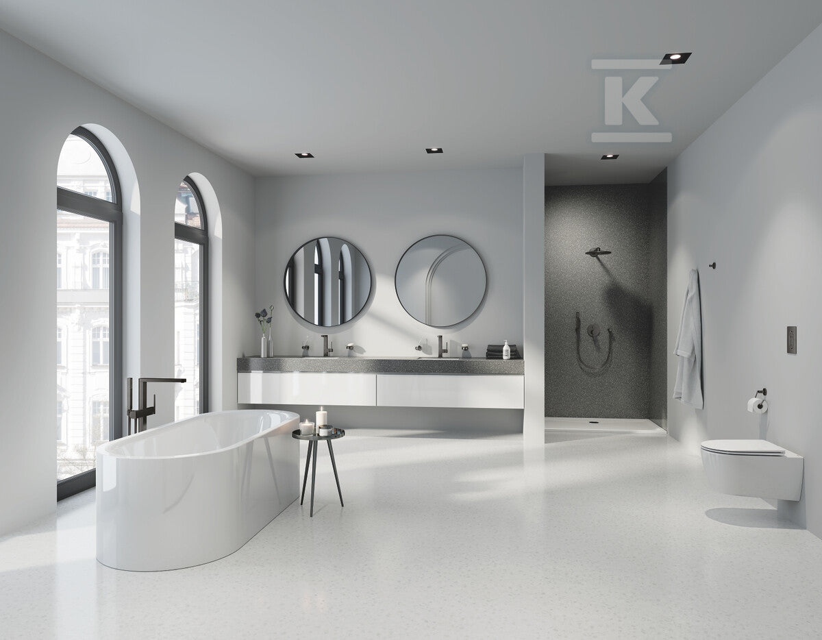 Kolanko przyłączeniowe Grohe Rainshower ścienne, brushed hard graphite