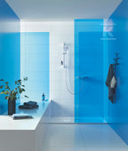 Zestaw prysznicowy Rainshower SmartActive 130 Cube z drążkiem prysznicowym 600 mm, 3 strumienie, chrom