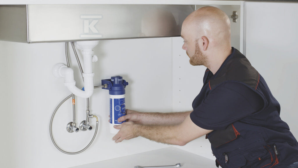 Filtr Grohe Red z głowicą, do twardej wody, 600 l