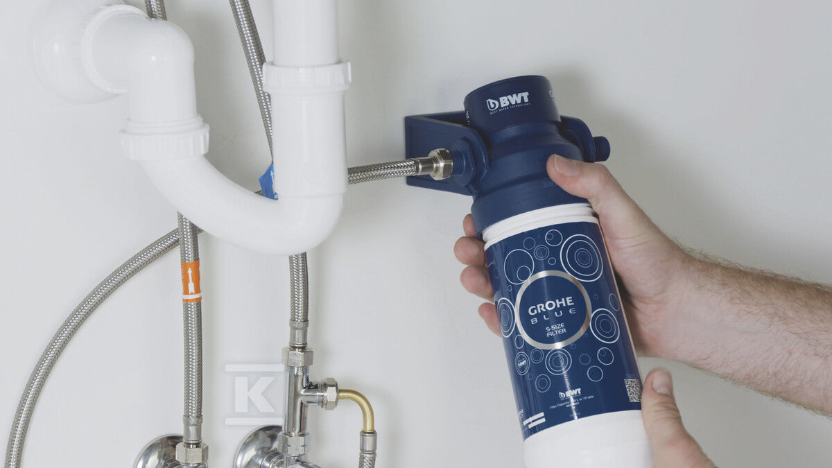 Filtr Grohe Red z głowicą, do twardej wody, 600 l