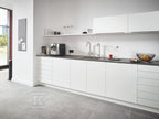 Zestaw Grohe Blue Professional z wylewką w kształcie C, stal nierdzewna, zawór sztorcowy i chłodziarka, dostęp tylko do wody filtrowanej / gazowanej, kąt obrotu wylewki 150° moduł Buetooth, większa wydajność - do 12 l schłodzonej wody na godzinę