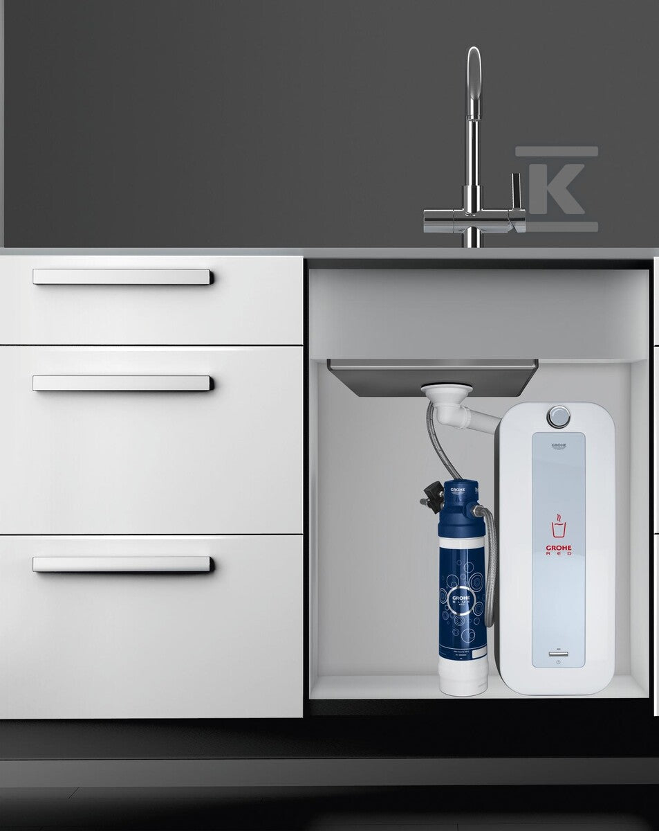 Filtr Grohe Red z głowicą, do twardej wody, 600 l