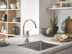 Bateria zlewozmywakowa Eurosmart jednouchwytowa, chrom, kąt obrotu wylewki 150°, głowica Ceramiczna 35 mm