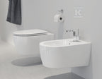 Bateria bidetowa Grohe Plus jednouchwytowa 1/2", chrom, głowica ceramiczna 28 mm, peraltor na przegubie, zestaw odpływowy z drążkiem