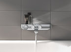 Bateria wannowa Grohe Grohtherm SmartControl z termostatem, chrom, montaż ścienny natynkowy, blokada bezpieczeństwa, przełącznik SmartControl, nienagrzewający się korpus, radełkowane uchwyty, półka EasyReach