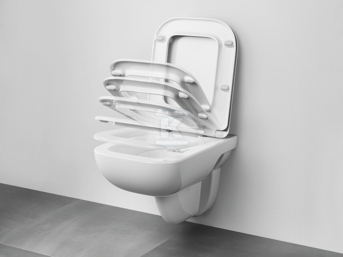 GROHE BauEdge Ceramic - miska WC wisząca, bez kołnierza