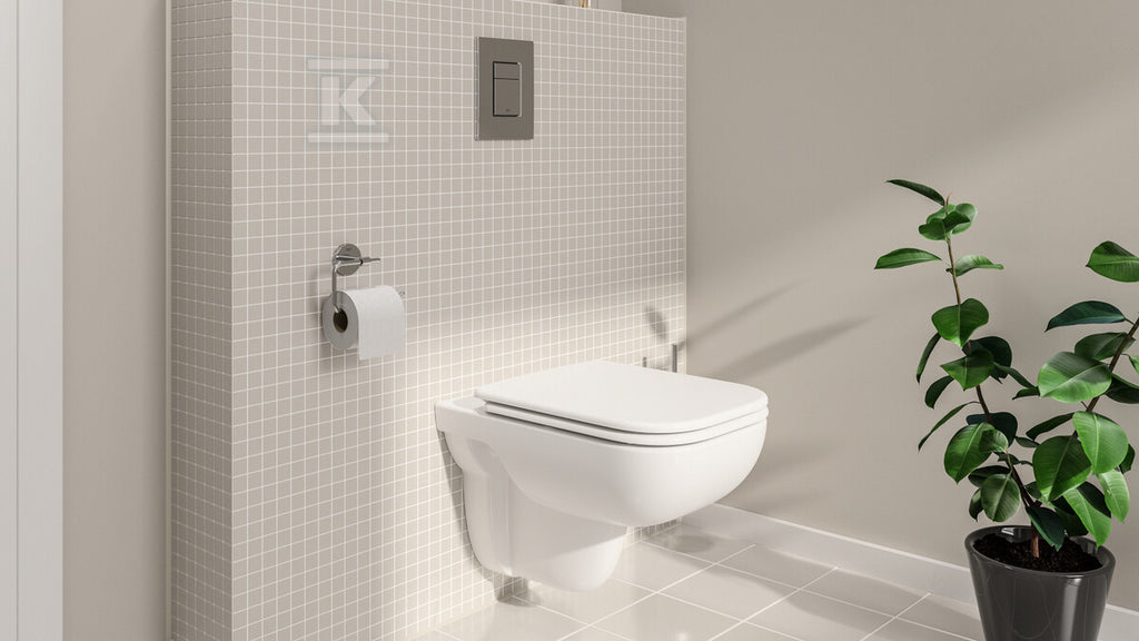 GROHE BauEdge Ceramic - miska WC wisząca, bez kołnierza