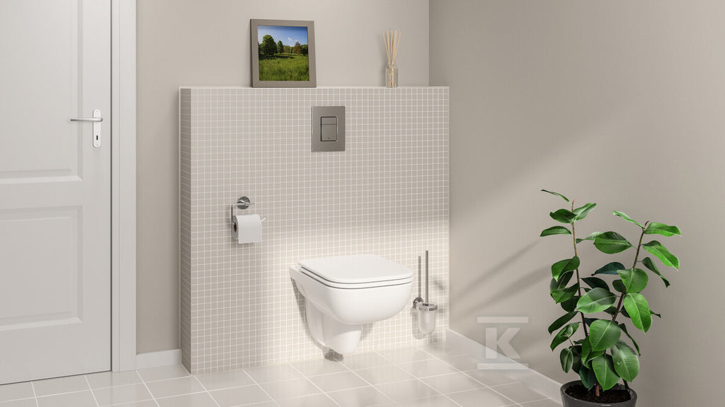 GROHE BauEdge Ceramic - miska WC wisząca, bez kołnierza