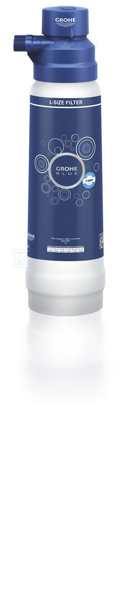 Filtr Grohe Blue w rozmiarze L, filtracja 5-fazowa, 2500 l