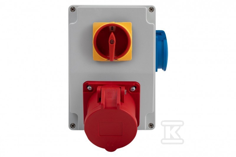 Rozdzielnica RS-KOMBI - gniazda 32A 5p, 230V, 0/1 (32A)