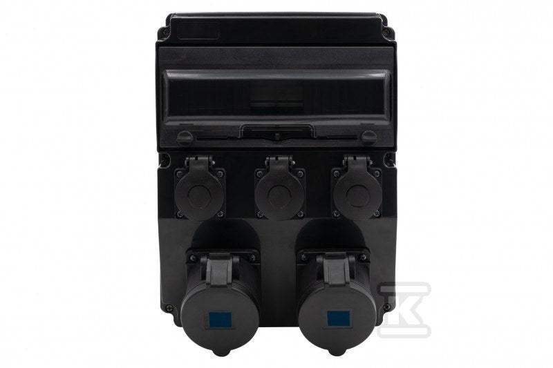 Rozdzielnica CAJA 12M SCENIC - gniazda proste 16A 3p, 32A 3p, 3x230V