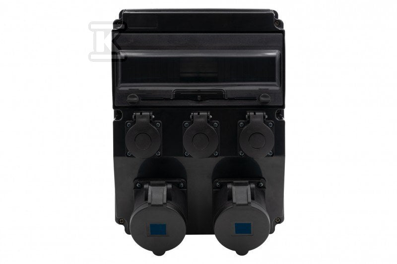 Rozdzielnica CAJA 12M SCENIC - gniazda proste 2x32A 3p, 3x230V