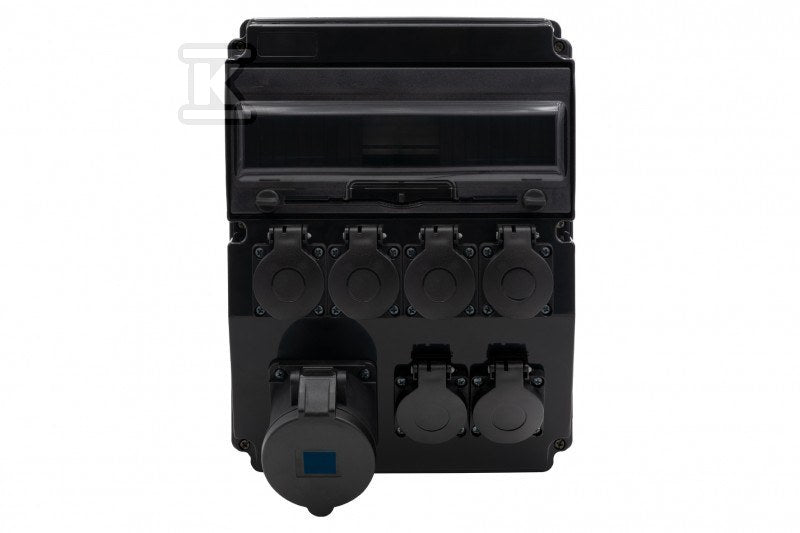 Rozdzielnica CAJA 12M SCENIC - gniazda proste 16A 3p, 6x230V