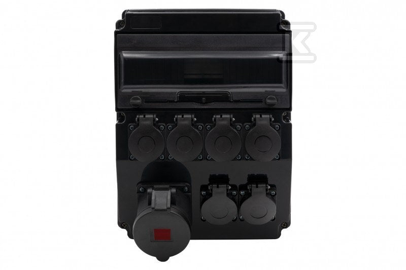 Rozdzielnica CAJA 12M SCENIC - gniazda proste 16A 5p, 6x230V