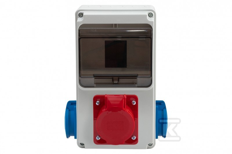 Rozdzielnica ULISSE 6M MINI - gniazda 16A 5p, 2x230V