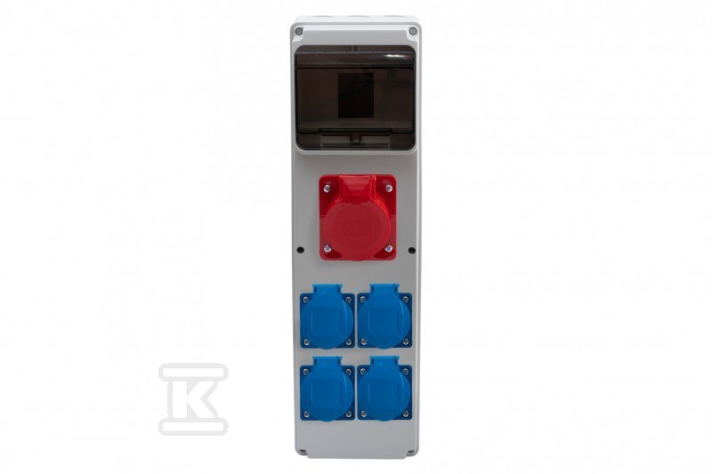 Rozdzielnica ULISSE 6M MAXI - gniazda 16A 5p, 4x230V