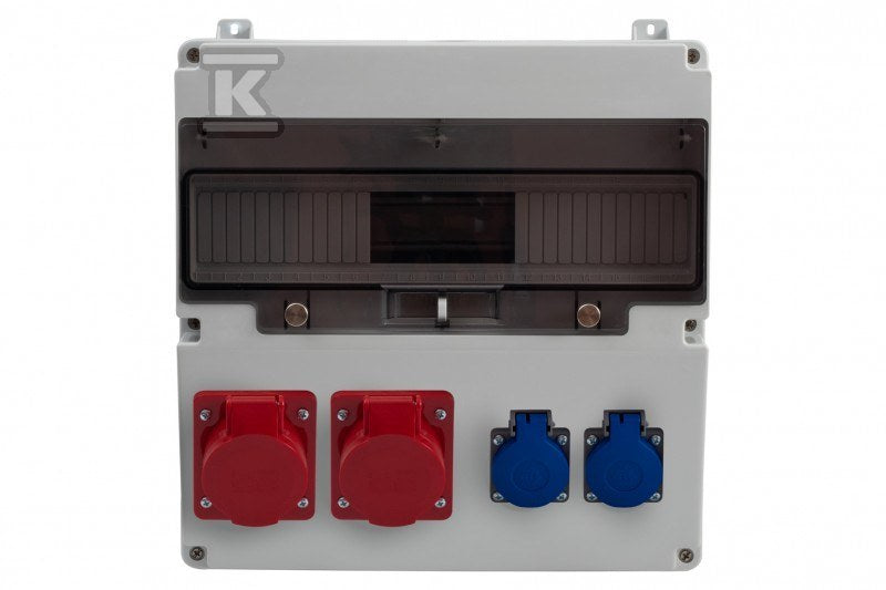 Rozdzielnica LAGO 17M - gniazda 2x32A 5p, 2x230V