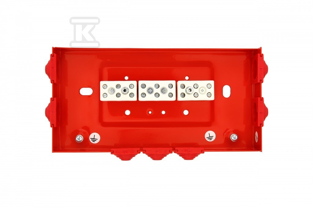 Puszka przeciwpożarowa, prostokątna, E90, przelotowa 3x3x4mm2, 197x103x30 mm, PIP-2AN P3x3x4