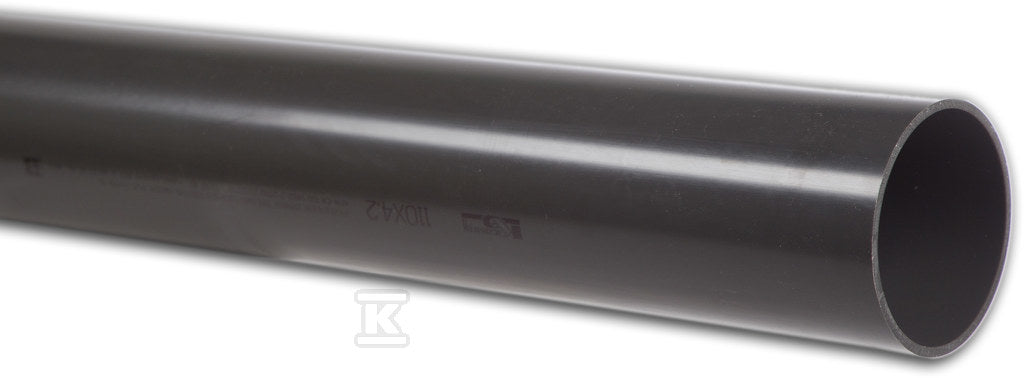 Rura ciśnieniowa PVC 90x4.3x6000 PN10 popiel kielichowa