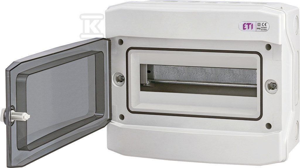 Rozdzielnica natynkowa ECH-12PT 12 modułów drzwi transparentne IP65 1500V DC PV