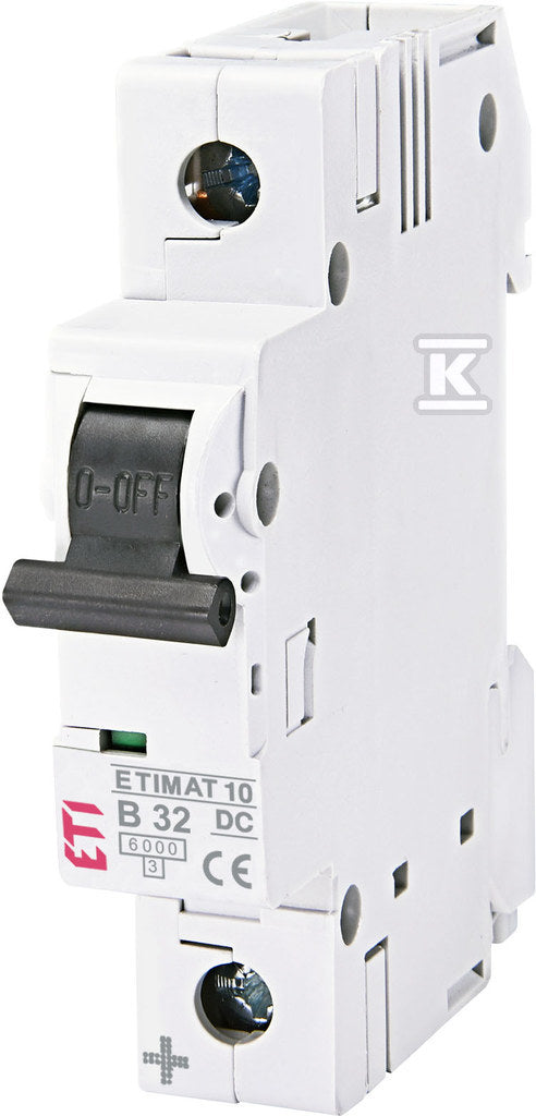 Wyłącznik nadprądowy DC ETIMAT 10-DC 1P B32 6KA
