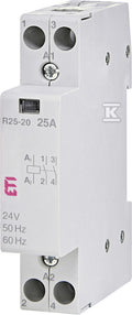 Stycznik modułowy 20A 2 styki zwierne (1 mod. 2 bieg.) R 20-20 24V