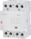 Stycznik modułowy 40A 4 styki zwierne (3 moduły 4biegunowy) R 40-40 230V