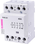 Stycznik modułowy 40A 3 styki zwierne i 1 rozwierny (3 mod. 4 bieg.) R 40-31 230V