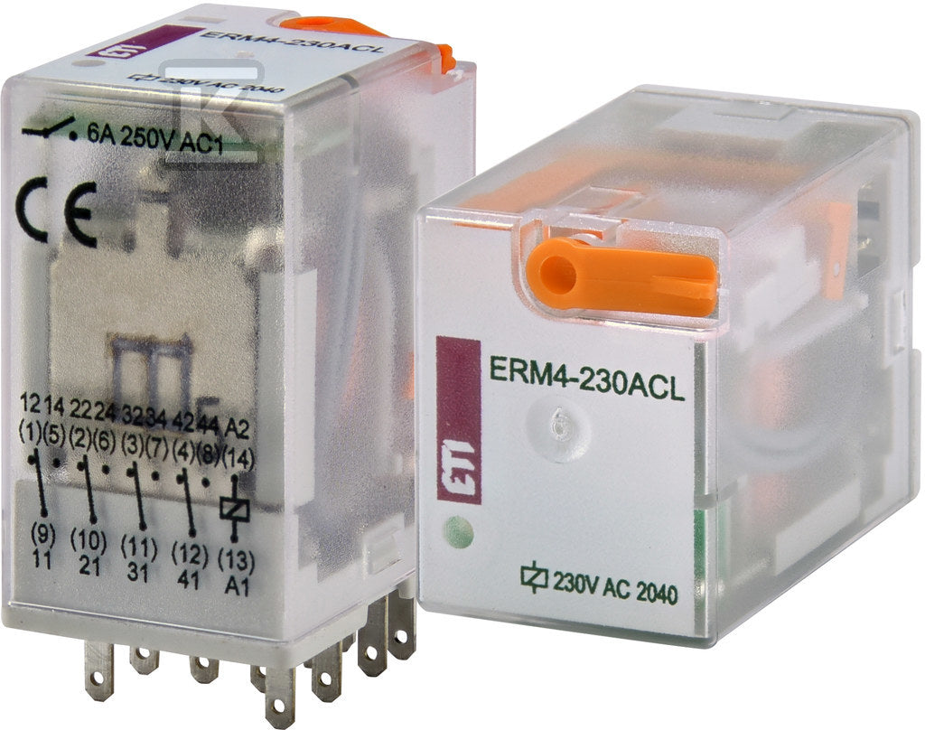 Przekaźnik 4 stykowy 230V AC ERM4-230AC