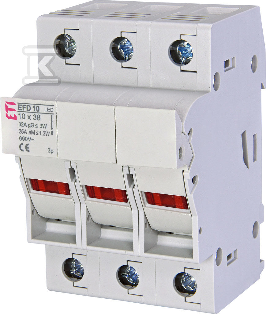 Rozłącznik bezpiecznikowy EFD 10 3p LED