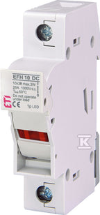 Podstawa bezpiecznikowa EFH 10 DC 1p LED