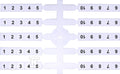 Oznacznik elastyczny (20 x 10 szt.) 1-10 (EO3)