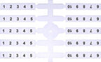Oznacznik elastyczny (20 x 10 szt.) 11-20 (EO3)