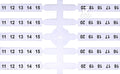 Oznacznik elastyczny (20 x 10 szt.) 11-20 (EO3)