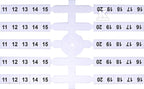 Oznacznik elastyczny (20 x 10 szt.) 11-20 (EO3)