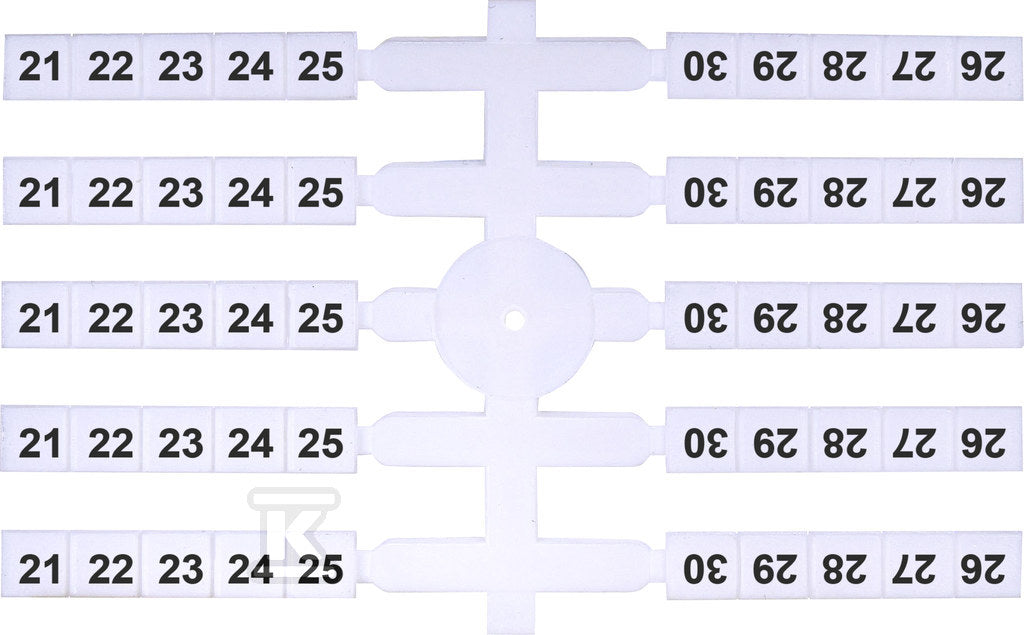 Oznacznik elastyczny (20 x 10 szt.) 21-30 (EO3)