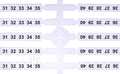Oznacznik elastyczny (20 x 10 szt.) 31-40 (EO3)