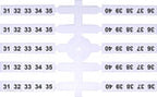 Oznacznik elastyczny (20 x 10 szt.) 1-10 (EO3)