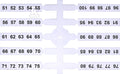 Oznacznik elastyczny (4 x 50 szt.) 51-100 (EO3)