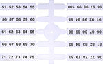 Oznacznik elastyczny (20 x 10 szt.) 1-10 (EO3)
