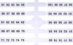Oznacznik elastyczny (20 x 10 szt.) 11-20 (EO3)