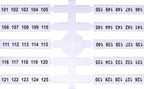 Oznacznik elastyczny (20 x 10 szt.) 1-10 (EO3)